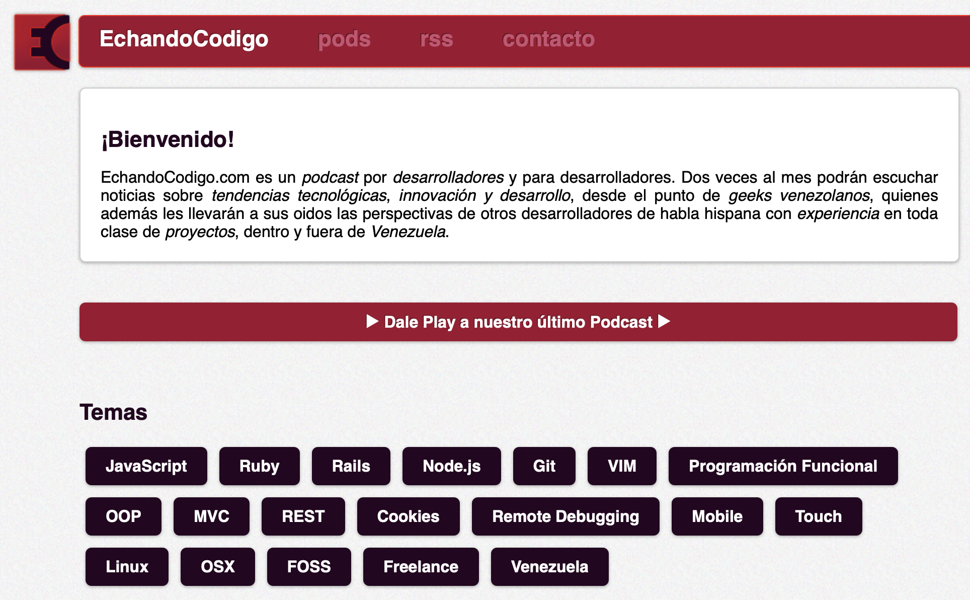 Entrevista en echandocodigo.com