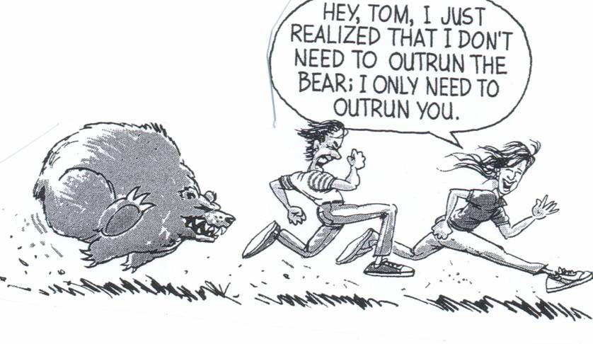 Outrunning the Bear